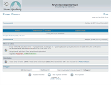 Tablet Screenshot of forum.nieuweopenbaring.nl